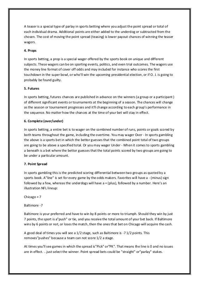 Sports Betting Spread Pk